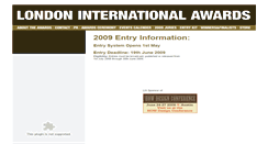 Desktop Screenshot of 2008.liaawards.com