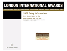 Tablet Screenshot of 2008.liaawards.com