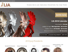 Tablet Screenshot of liaawards.com